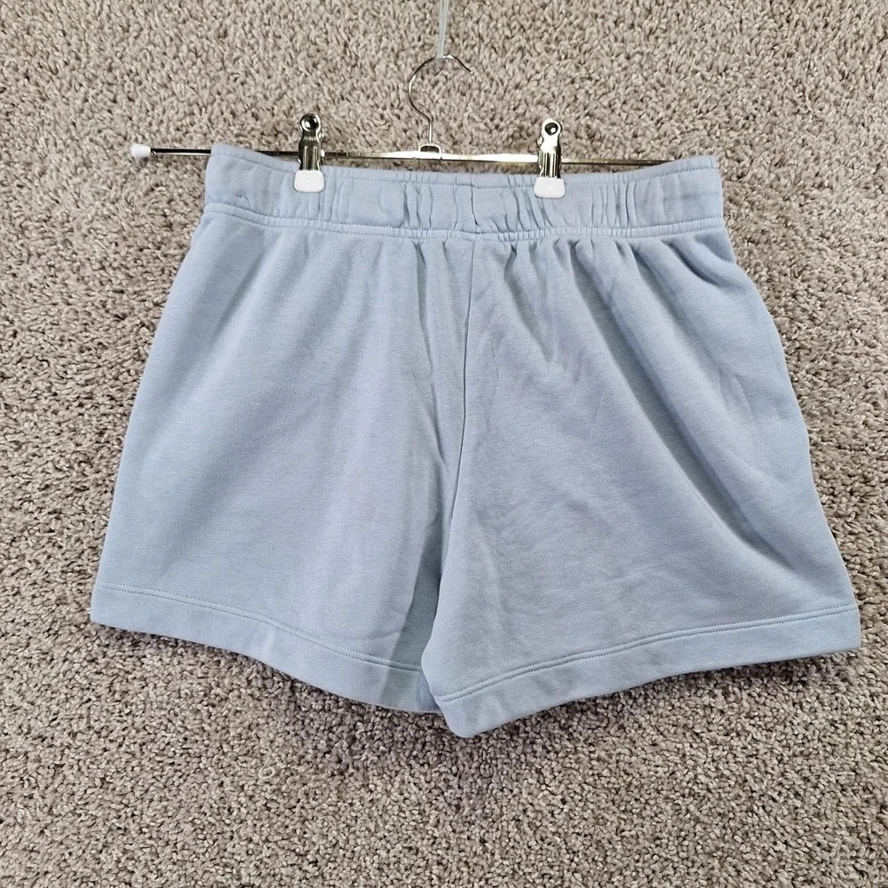 Nike Shorts Womens S Blue Sportswear Gym EST 1972 Logo Sporty Casual